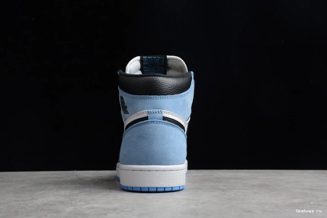 Retro AIR 1 White Black 555088-134 Jordan High University Blue 1029